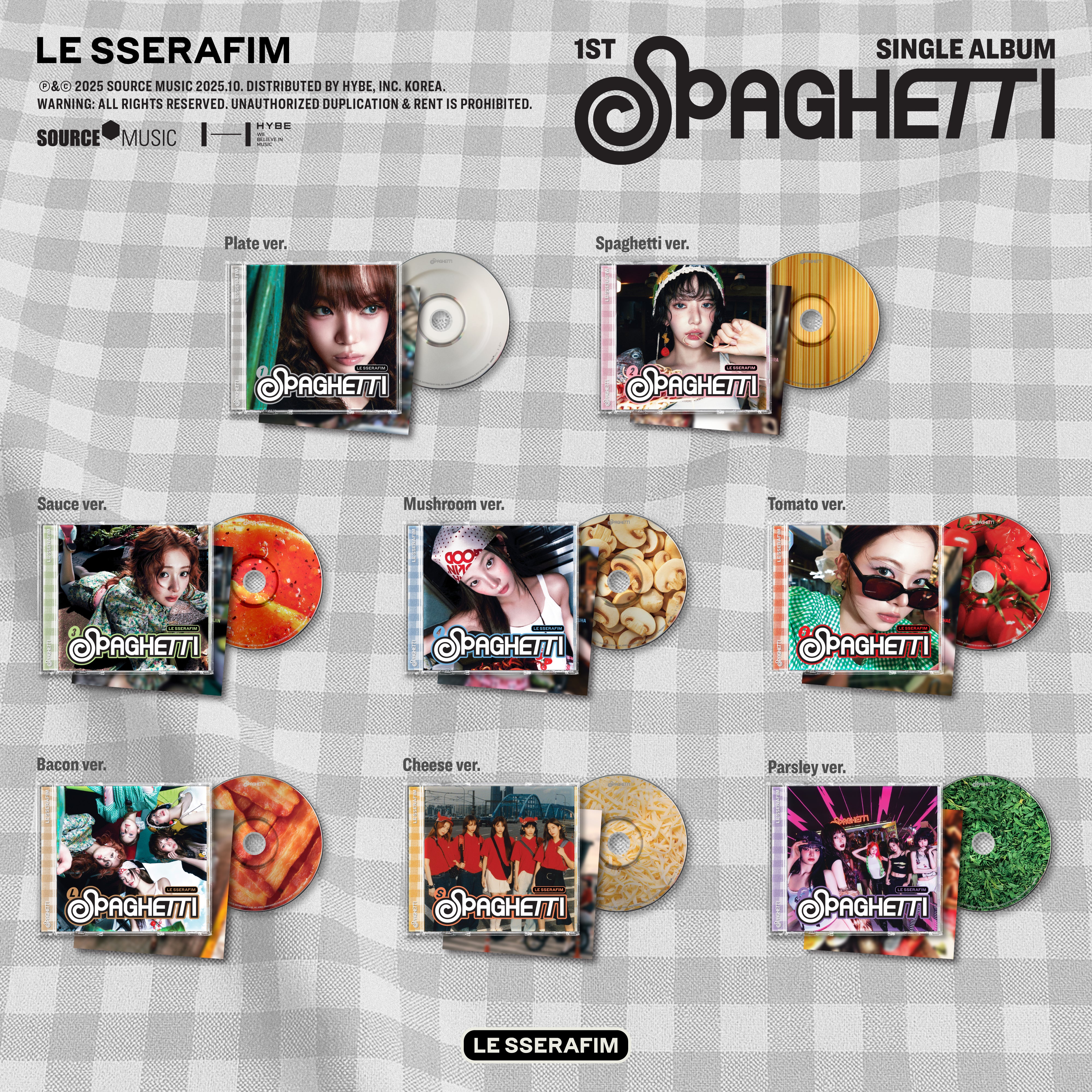 1st Single Album 'SPAGHETTI' Single CD (Spaghetti ver.) - Image 3