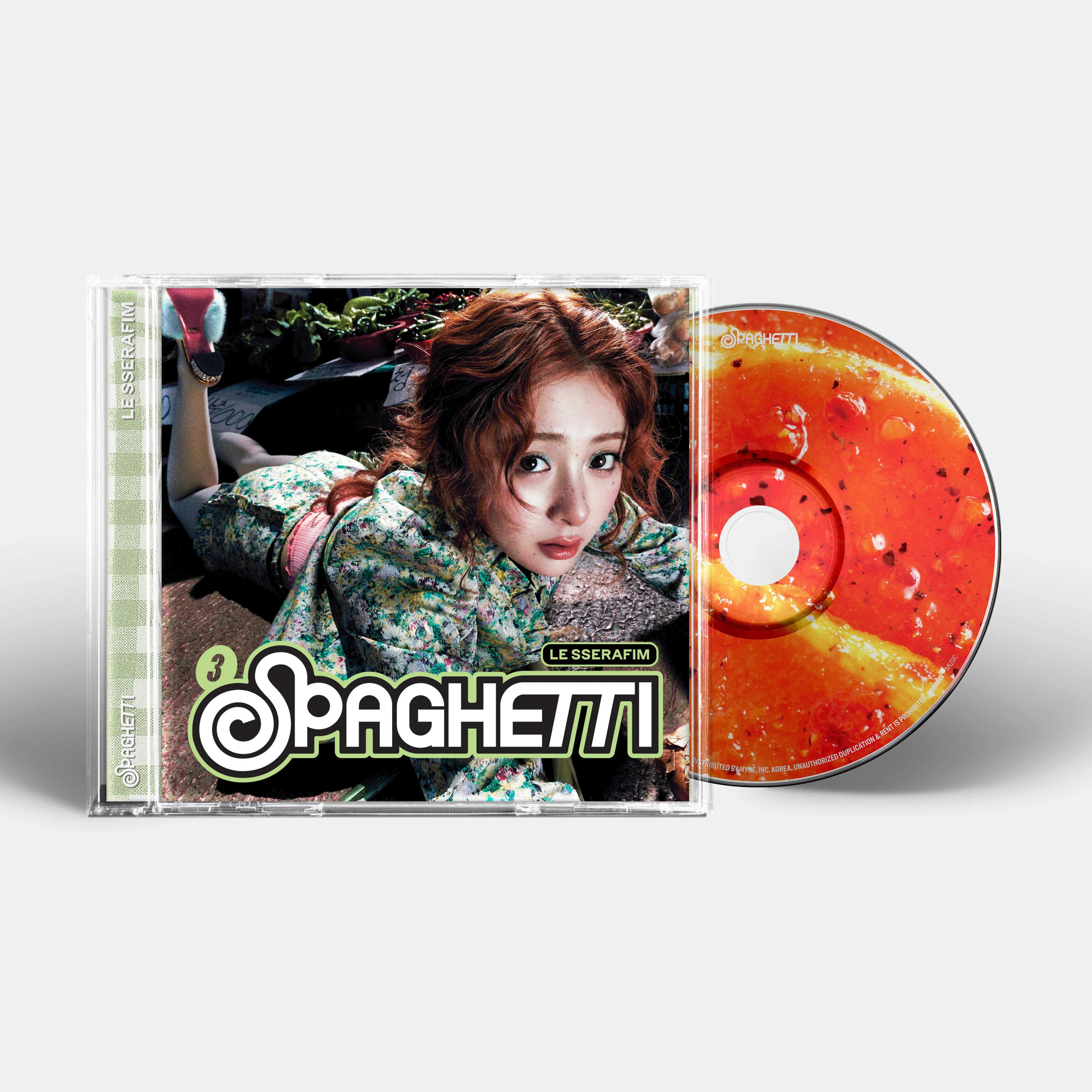 1st Single Album 'SPAGHETTI' Single CD (Sauce ver.)