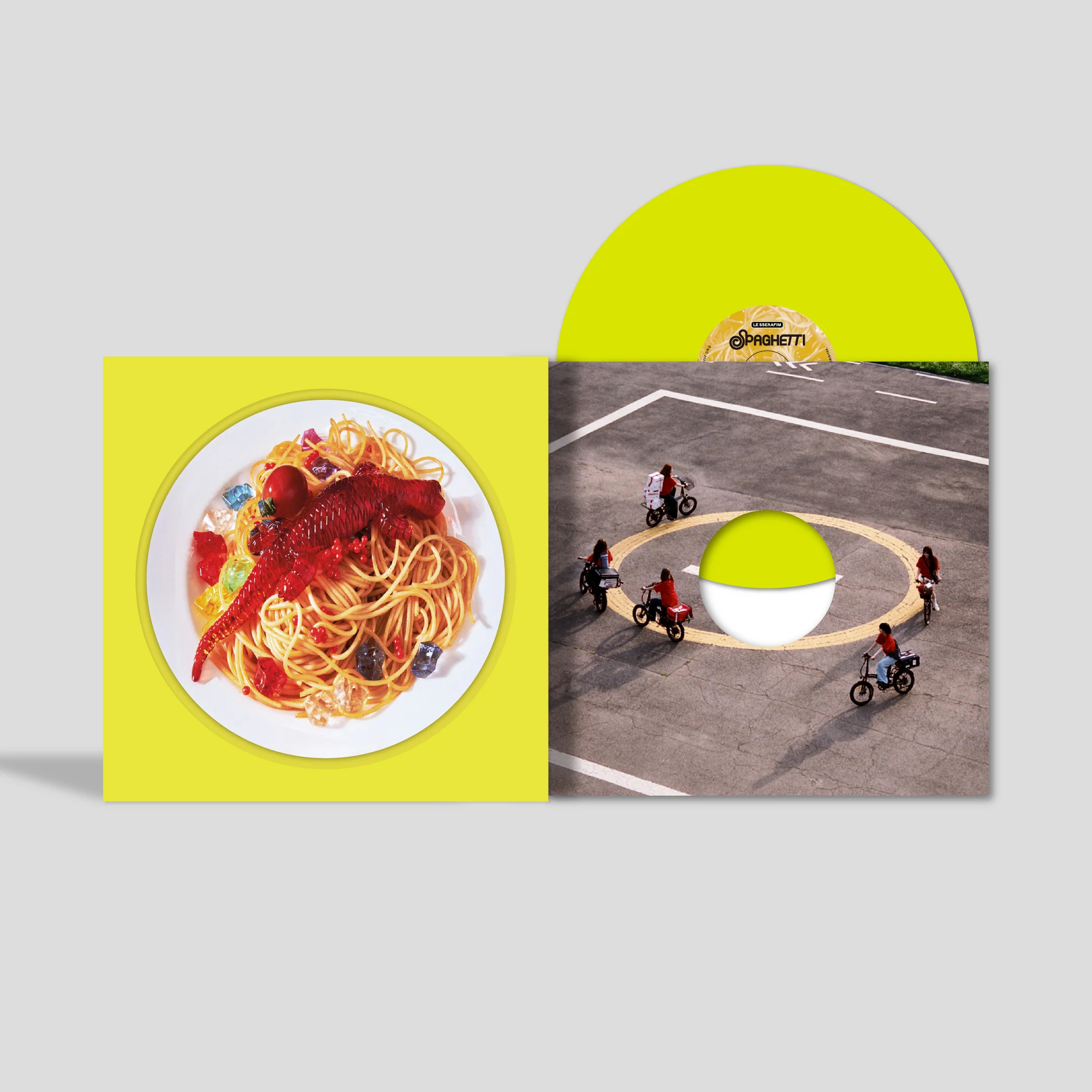 1st Single Album "SPAGHETTI" Vinyl [Neon Yellow] (D2C Exclusive)