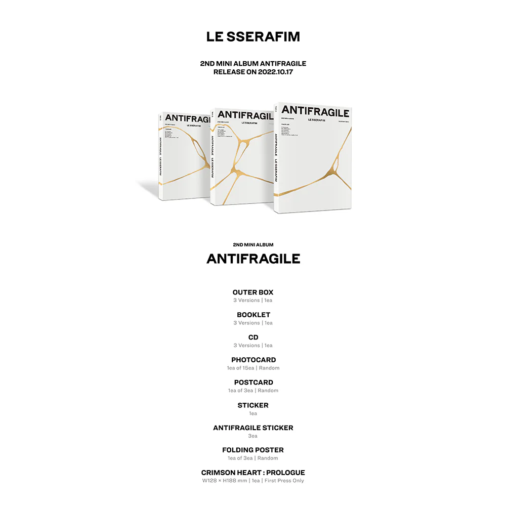2nd Mini Album 'ANTIFRAGILE' FROZEN AQUAMARINE - Image 3