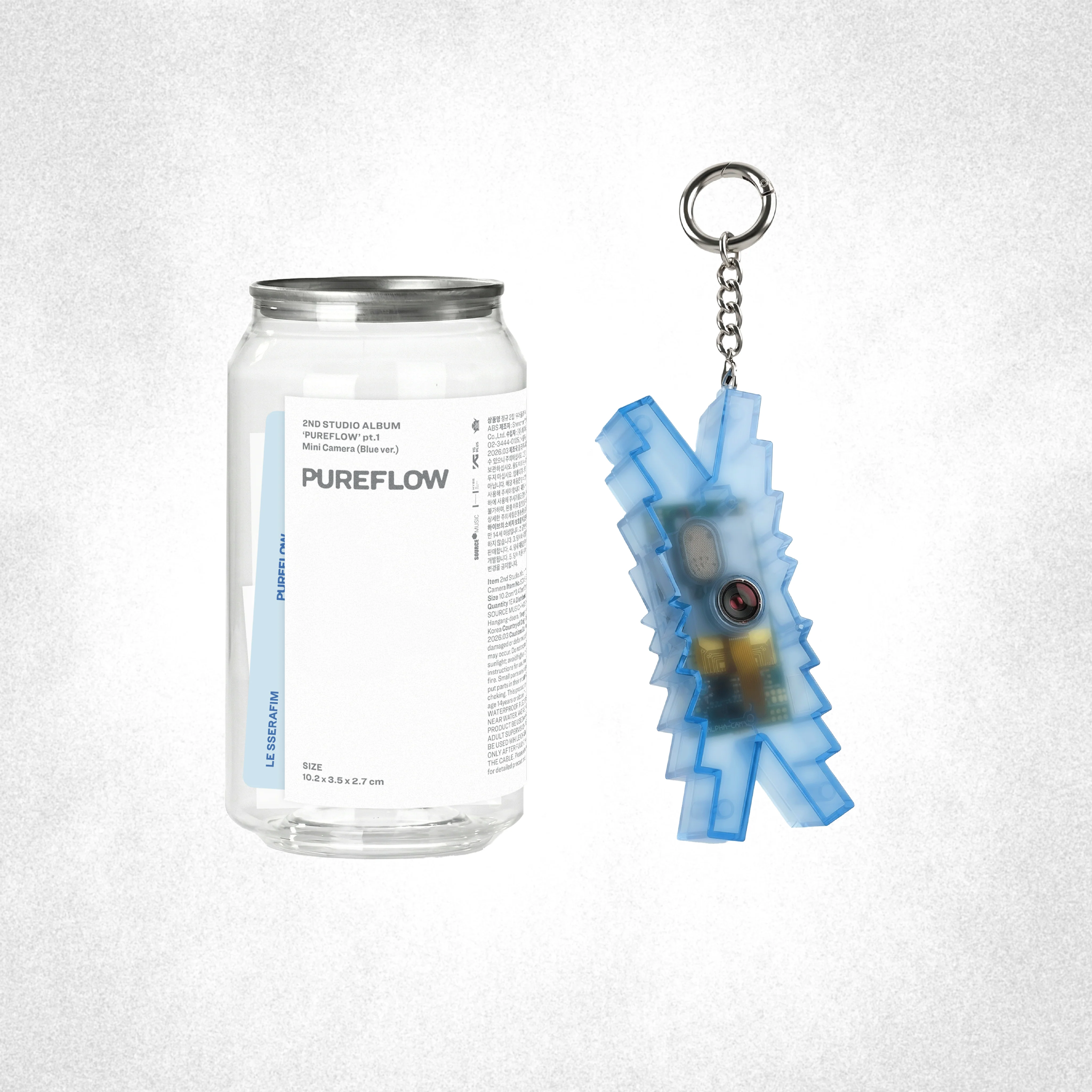 2nd Studio Album 'PUREFLOW' pt.1 Mini Camera (Blue ver.)