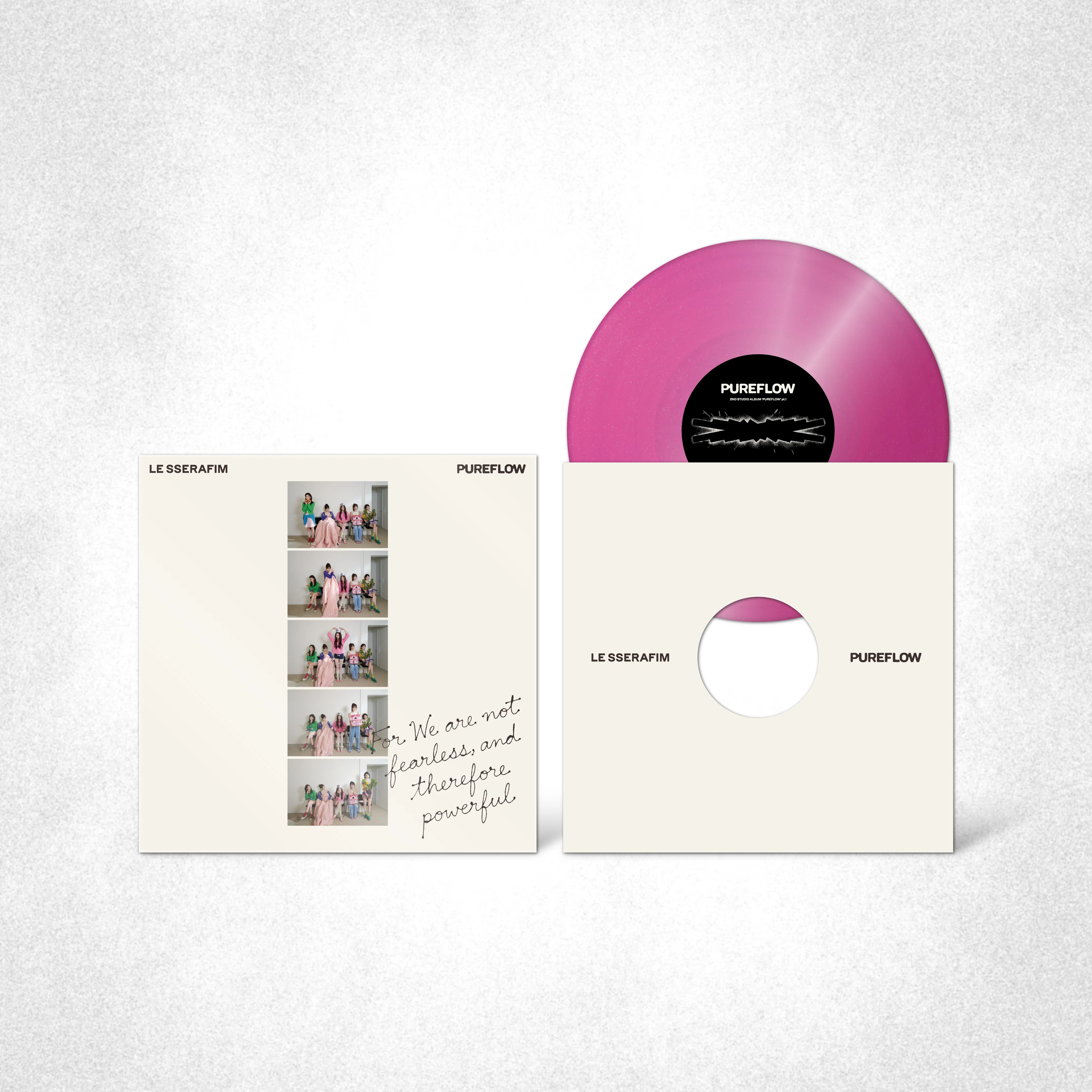 2nd Studio Album ‘PUREFLOW’ pt.1 Vinyl (Hot Pink Glitter Ver.) (D2C Exclusive)