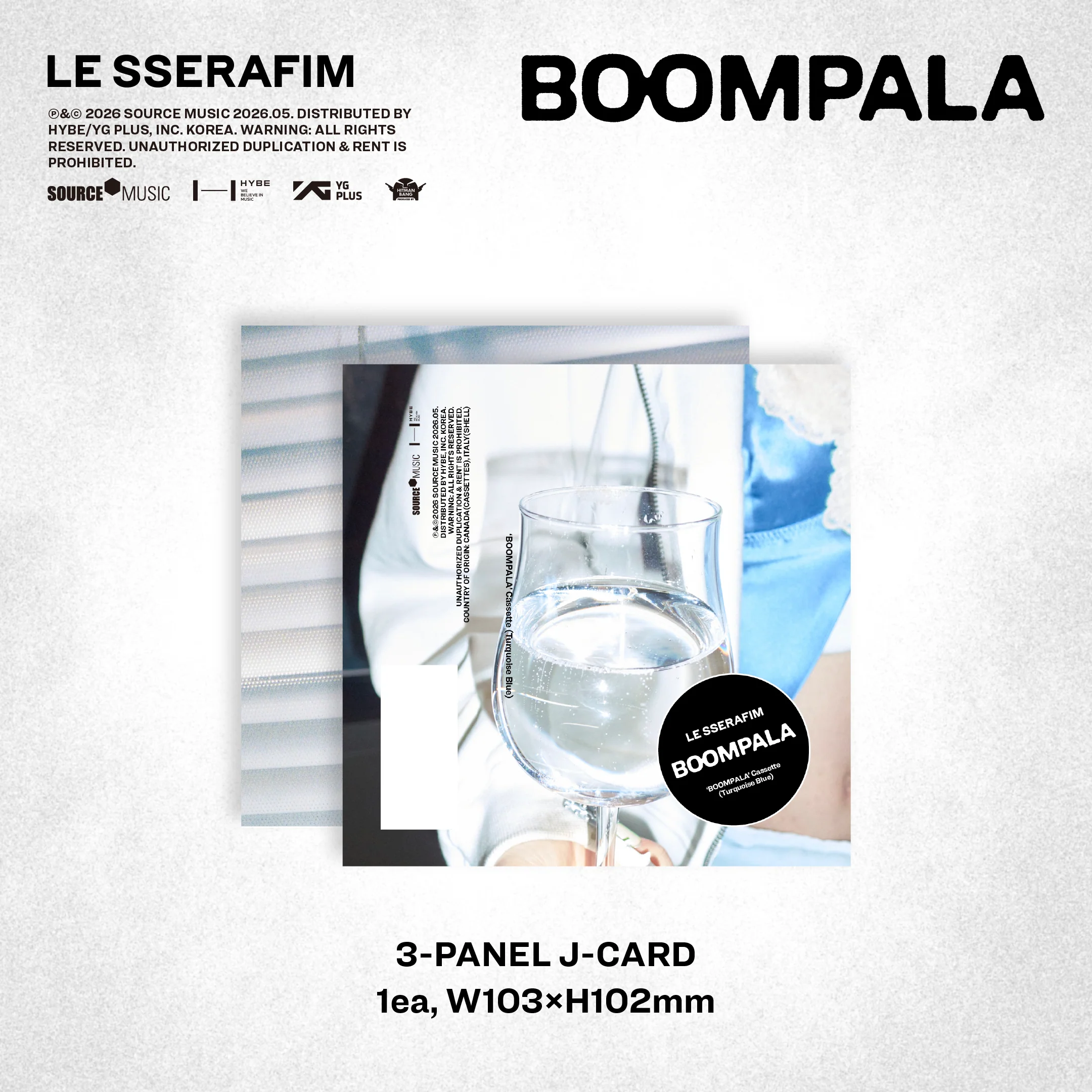 'BOOMPALA' Cassette (Turquoise Blue ver.) - Image 4