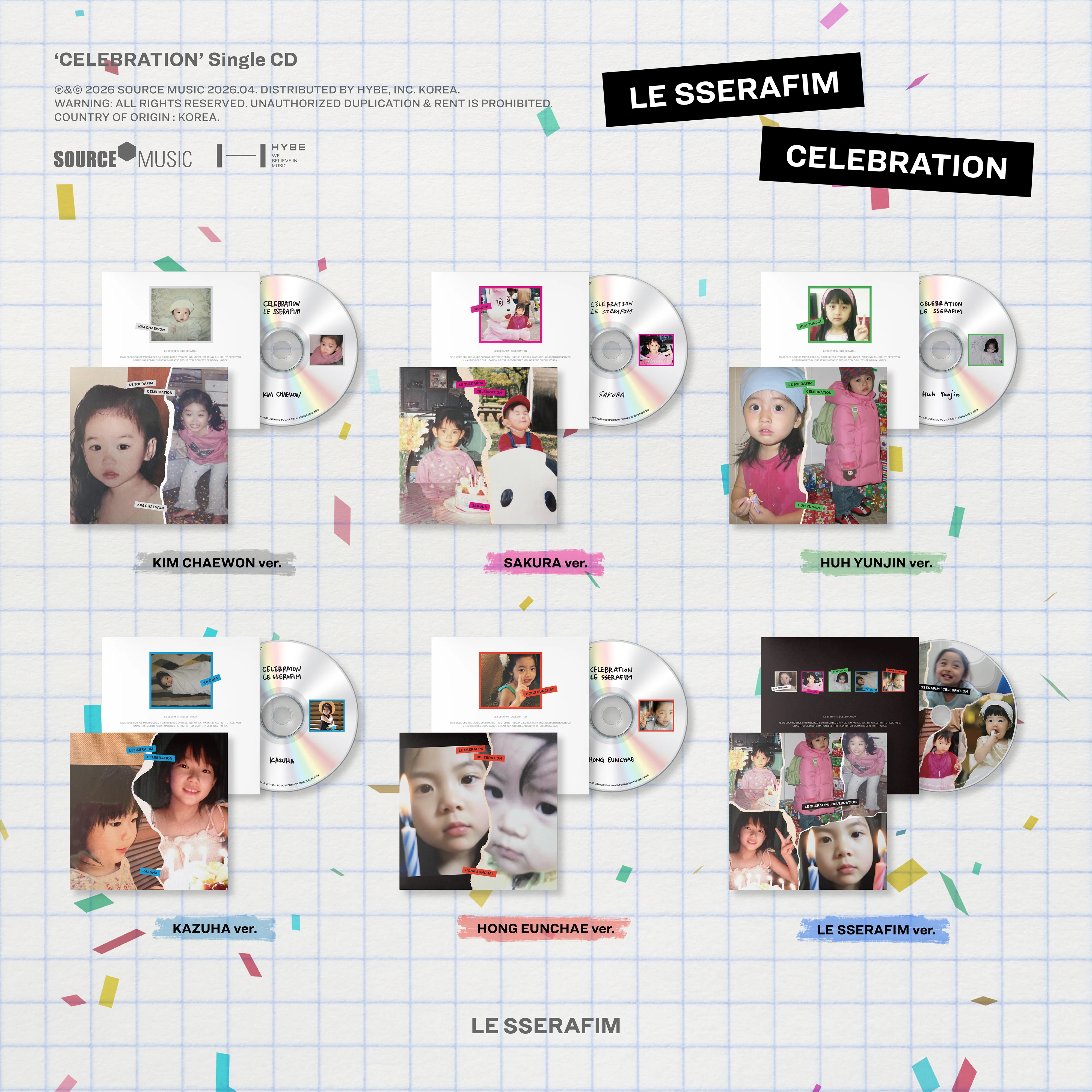 'CELEBRATION' Single CD (SAKURA ver.) - Image 2